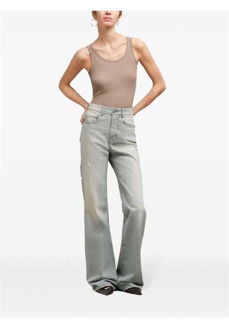 Jeans a gamba ampia in grigio - donna AMI PARIS | FTR420DE00190554